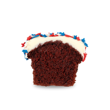 Load image into Gallery viewer, half of a stars and sprinkles red velvet not-bg
