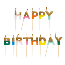 Load image into Gallery viewer, Happy birthday candles not-bg
