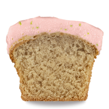 Load image into Gallery viewer, Patron Strawberry Margarita cupcake inside view not-bg
