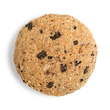 Load image into Gallery viewer, top view of cookie cupcake that is dusted with cookie crumbles not-bg