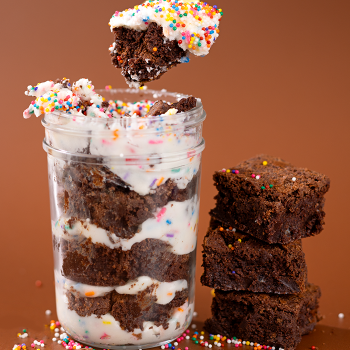 Birthday Brownie Parfait