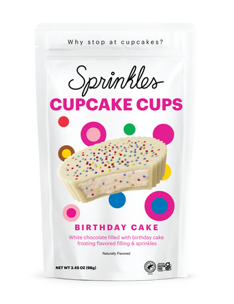 Birthday cake white chocolate filled with birthday cake frosting flavored filling and sprinkles not-bg