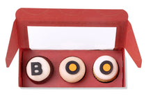 Load image into Gallery viewer, ecomm of mini boo october sampler halloween 3 in one box not-bg
