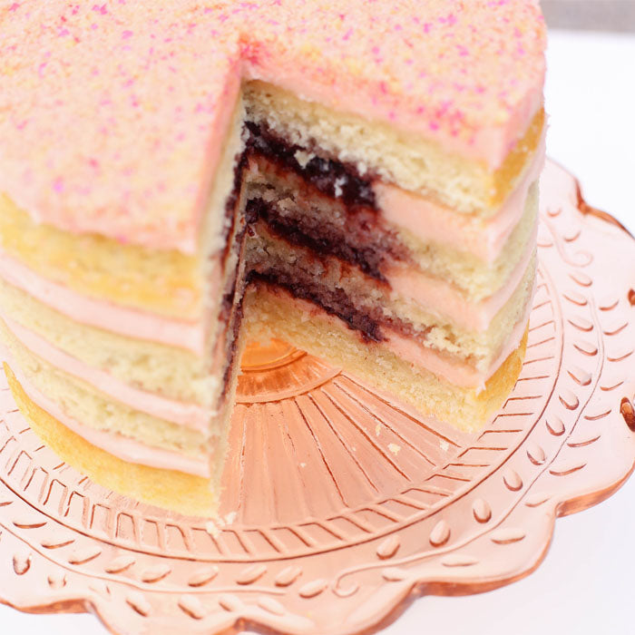 Strawberry Shortcake Bar Layer Cake