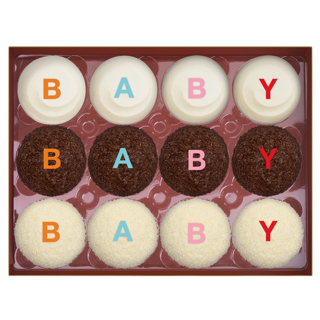 Baby baby dozen cupcake box