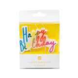 Sprinkles Happy Birthday Block Candle