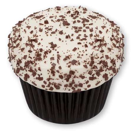 Sprinkles black & white cupcake.