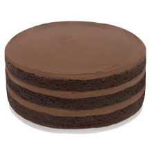 Load image into Gallery viewer, Dark Chocolate 8-inch Layer Cake not-bg
