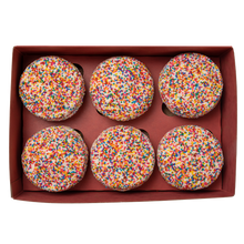 Load image into Gallery viewer, 6-box of sprinkle gender reveal cupcakes not-bg

