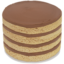Load image into Gallery viewer, Vanilla Milk Chocolate 6-inch Layer Cake
