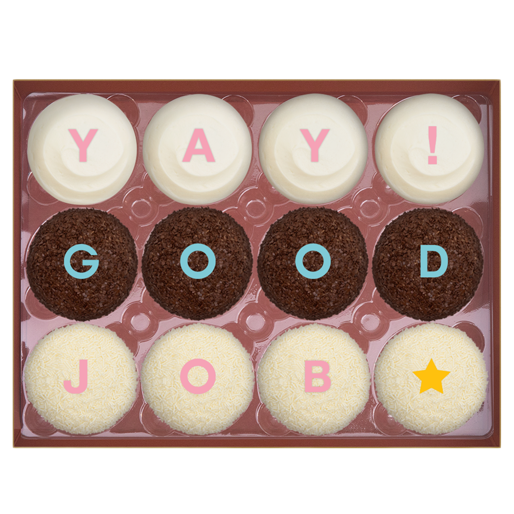 YAY! GOOD JOB Dozen Box Sprinkles Cupcakes, Inc